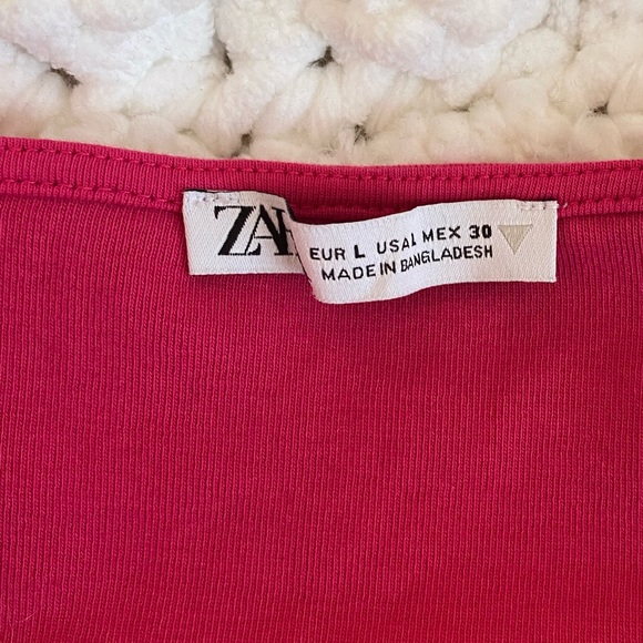 Pink Zara crossover halter top - Picture 4 of 4